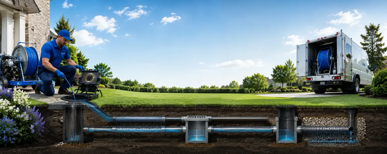 Outdoor drain cleaning information for Hale Center, TX